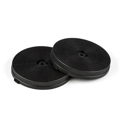 Produktbild von Aktivkohlefilter für Dunstabzugshauben Ersatzteil 2 Filter Umluftbetrieb Ø18,5 cm