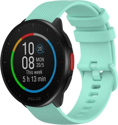 Produktbild von Strap-it Polar Pacer Luxus-Silikonarmband (Aqua)