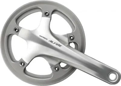 Produktbild von SHIMANO Kurbelgarnitur ALFINE FC-S501 39 Zähne silber.