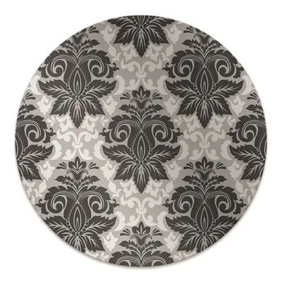 Obrázek produktu pro Kulatá ochranná podložka pod podlahu - Ochranná podložka pod židli - Podložka pod podlahu - 140x100 cm - Šedý vzor