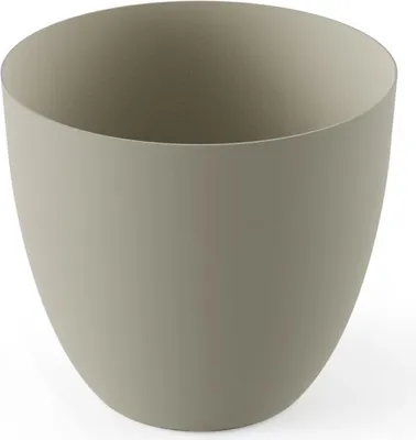 Imagen del producto de Macetas de plástico PP, color crema (diámetro de 38 cm)