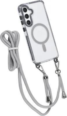Obrázek produktu pro Pouzdro na zadní stranu TUNIQ pro Galaxy S24 Plus – šňůrka na krk – MagSafe – šedé
