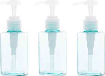 Produktbild von 150 ml Shampoo- und Spülungsspender, 3er-Pack leere Pumpflaschen, wiederverwendbar und nachfüllbar für Duschgel, Spülung, Lotion, Handdesinfektionsmittel