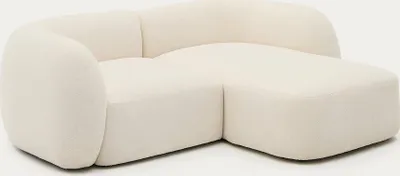 Produktbild von Modulares 2-Sitzer-Sofa Martina 179 x 230 x 76 cm Chenille Chaiselongue rechts