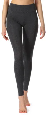 Produktbild von Merry Style Damen Lange Leggings Fitnesshose aus Viskose MS10-221 (Dunkelmelange, XL)