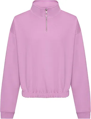 Obrázek produktu pro Dámská mikina Just Hoods s ořezaným 1/4 zipem