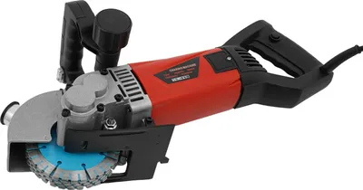 Zdjęcie produktu dla Elektryczna frezarka do ścian – frezarka do rowków – moc 2800 W – prędkość obrotowa 7000 obr./min – napięcie 220 V AC – wtyczka UE – wymiary 52×17×20 cm – kolor czerwony
