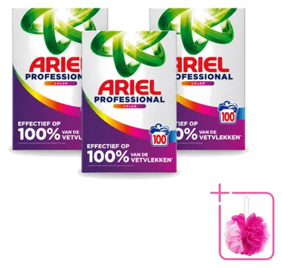 Produktbild von 3 x Ariel Professional Color Waschmittel - 5,5 kg - Sparpackung - 3 Stücke
