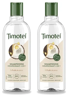 Produktbild von 2 x Timotei 2-in-1 Shampoo Nourrissant - 300 ml - Vorteilspackung - 2 Stücke