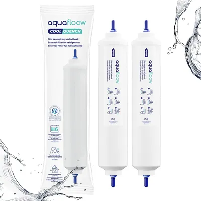 Obrázok produktu pre AquaFloow 2-dielna sada vodných filtrov CoolQuench – externý náhradný filter do chladničky za DA29-10105J