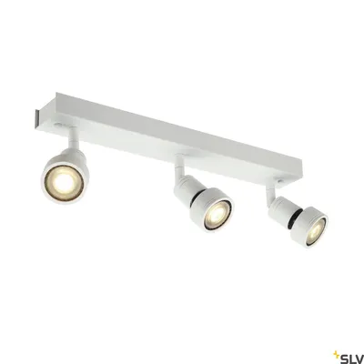 Produktbild von SLV 147381 PURI 3 Deckenleuchte mattweiss 3xGU10 max. 3x50W mit Decoring