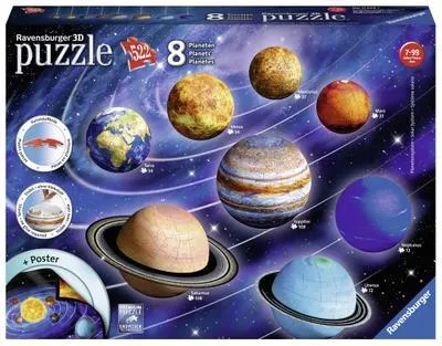 Produktbild von Planetensystem 3D Puzzle 522 Teile