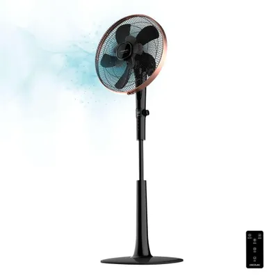 Zdjęcie produktu dla Cecotec EnergySilence 1040 SmartExtreme, Wentylator domowy z łopatkami, Czarny, Miedziany, Podłoga, 40 cm, 1120 - 1350 mm, Obrotowy, Bezprzewodowy