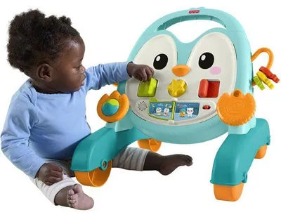 Image de Jouet d'éveil Trotteur pingouin interactif FISHER PRICE JHF74 - Sons et activités