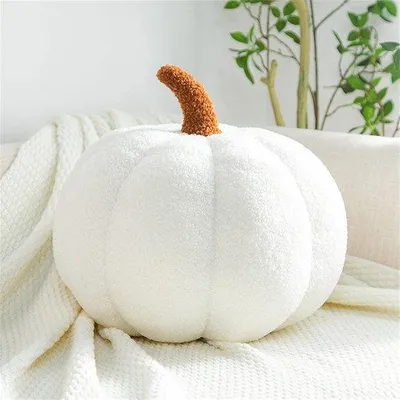 Produktbild von Famanu Plüsch 3D-Pompomkissen – dekoratives Kopfkissen 20 cm