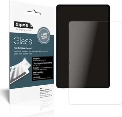 Produktbild von 2x Schutzfolie für Honor Pad V7 Pro matt - Anti-Shock 9H Folie dipos Glass Kunststoffglas