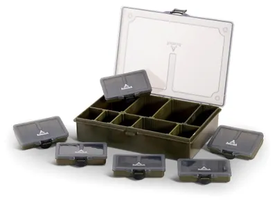 Produktbild von Tackle Box für Angelzubehör, Kleinteilebox, Angelbox für Karpfentackle