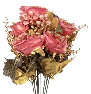 Produktbild von Clayre & Eef Kunstblume 50 cm Rosa Kunststoff