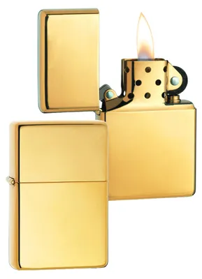 Produktbild von Zippo Sturmfeuerzeug - Modell Vintage - High Polish Brass Finish in Gold - Nachf