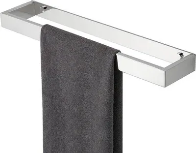 Obrázek produktu pro Držák na ručníky – nástěnný – organizace do koupelny – nerezová ocel SUS304 – 40 cm – chrom