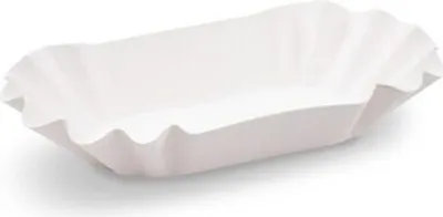 Produktbild von 100x BIONATURE Pappschalen aus Frischfaser oval 17,5 x 10 x 3 cm fettdicht