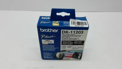 Produktbild von Brother DK-11203, Schwarz auf weiss, 1 Stück(e), DK, Weiß, Thermodirekt, China