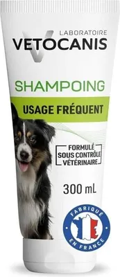 Produktbild von Hundeshampoo, VETOCANIS, 300 ml, Feuchtigkeitsspendend, Mild, Sanft, Regelmäßige Anwendung
