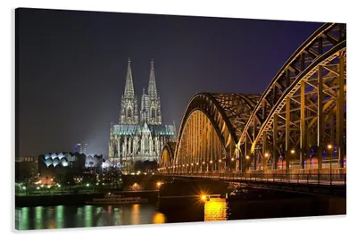 Produktbild von 5075 Köln Leinwandbild 120x80 cm