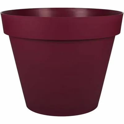 Produktbild von Blumentopf Ecolux Dunkelrot Ø 60 cm Kunststoff rund Moderne