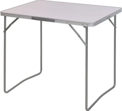 Produktbild von Redcliffs Campingtisch Zusammenklappbar Metall weiß 80x60x69 cm