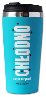 Produktbild von Getränke-Thermobecher mit Aufschrift cool 450 ml