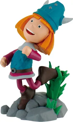 Produktbild von Bullyland 43161 - Comic World - WICKIE, Wickie springend, 7,6 cm 4007176431627