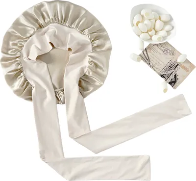 Produktbild von INF Schlafmütze aus 100 % seide für Damen Beige