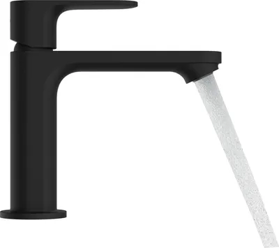 Immagine prodotto di Miscelatore monocomando per lavabo hansgrohe Rebris E 110 con barra di trazione MSW, 1 pezzo.