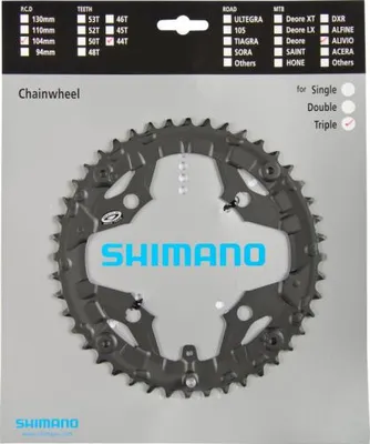 Obrázek produktu pro Shimano KETTENBLATT ALIVIO 44Z 4L 104LK SW M430