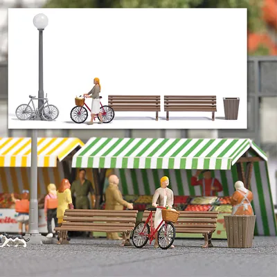 Produktbild von Busch A-Set: Gemüseeinkauf H0 7997