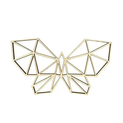 Obrázek produktu pro MDF dřevěná figurka - origami motýl