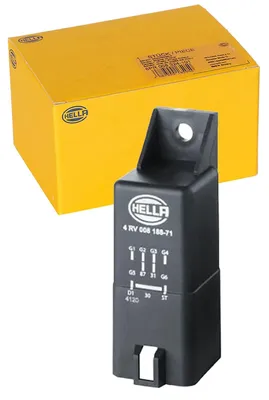 Imagen del producto de Unidad de control de precalentamiento, 12 V, con 9 pines, marca HELLA, compatible con, entre otros, el modelo AUDI Q3