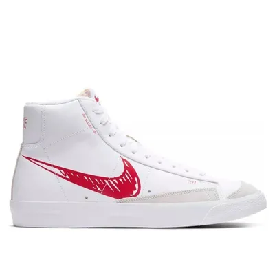 Obrázok produktu pre Nike Blazer Mid 77 Sketch – biela a červená – veľkosť EU 41