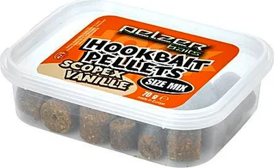 Produktbild von Pelzer Hookbait Pellets 70g SizeMix Scop./Van