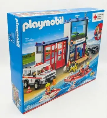 Produktbild von PLAYMOBIL 9533 DRK Mega Set Rettungswache