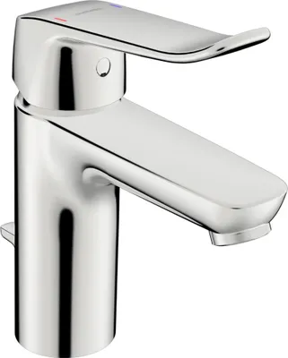 Produktbild von HANSA HANSACARE Waschtischarmatur mit Zugstange, Ausladung 114 mm, chrom, 46012206