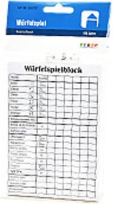Produktbild von Würfelblock für -YATZEE-  10x14,5 cm, 60 gsm