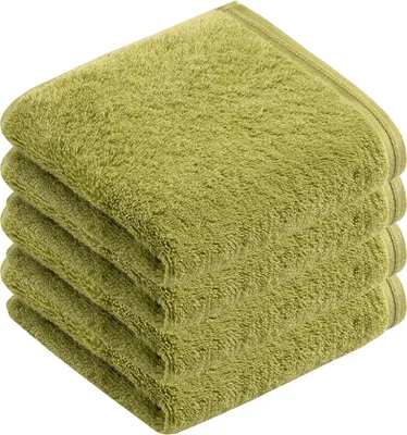 Produktbild von 4er Pack Gästetuch Vegan Life von der Marke Vossen 40 x 60 cm
