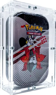 Image de Etui acrylique Pokemon Mini Tin Boîte de protection TCG Protection Prismatic 151 Noir & Blanc - Mini Tin