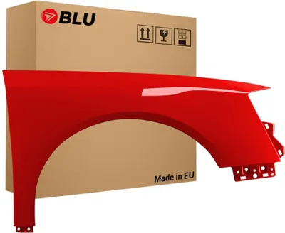 Immagine prodotto di BLU Parafango compatibile con VW Volkswagen Passat B6 LY3D Destra Rot TornadoRot | 2005-2010 | Anteriore | Verniciato | Pronto per il montaggio | Zincato