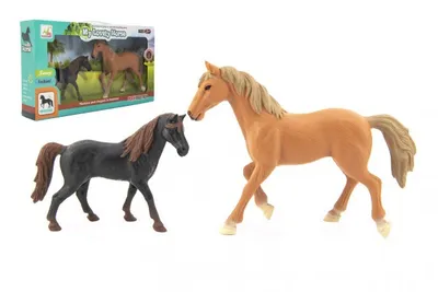 Produktbild von Pferd/Pferd 2pcs Plastik in Box 36x20x6cm