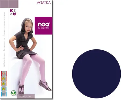 Produktbild von Kinder-Strumpfhose aus Viskose AGATKA Blu marino 104-110