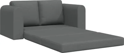 Obrázok produktu pre vidaXL Rozkladacia pohovka tmavosivá 148 x 71 x 83 cm látka