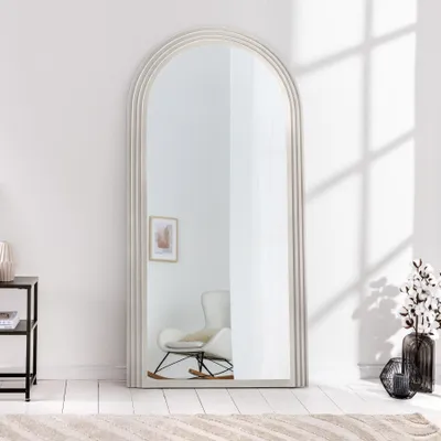 Produktbild von riess-ambiente Wandspiegel ART DECO 160cm weiß – Designspiegel, modern, elegant
